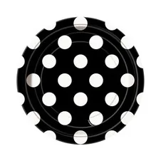 Marquee Event Hire By Inventiva Creative Studio Black Polka Dot Paper Plates.jpg