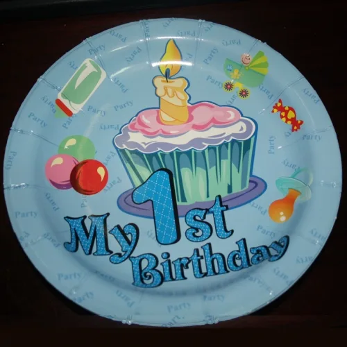 Marquee Event Hire By Inventiva Creative Studio Boy My First Birthday Paper Dinner Plates02.jpg