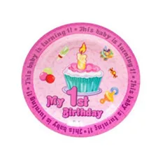 Marquee Event Hire By Inventiva Creative Studio Girl My First Birthday Paper Dinner Plates.jpg