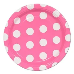 Marquee Event Hire By Inventiva Creative Studio Pink Polka Dot Paper Plates.jpg