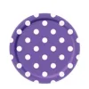 Marquee Event Hire By Inventiva Creative Studio Purple Polka Dot Paper Plates.jpg