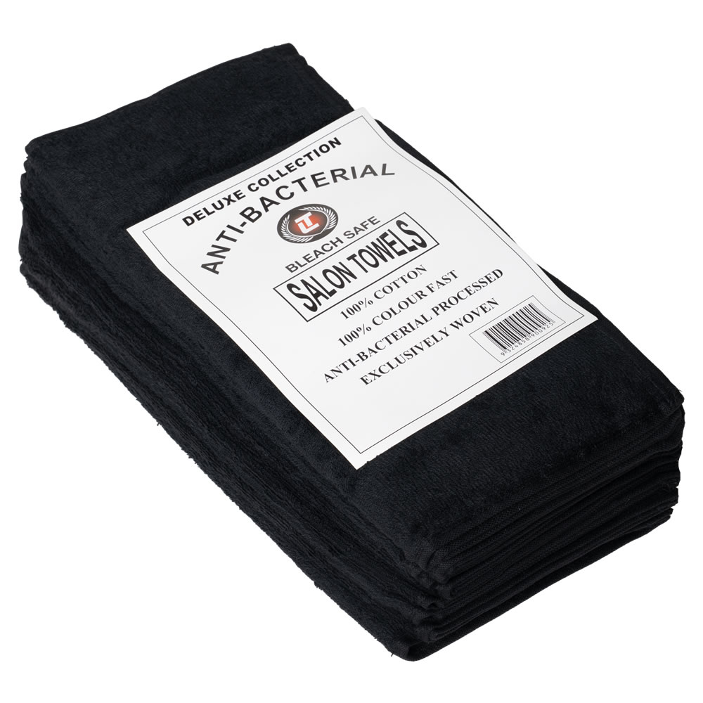 Salon Towels - Black Pack of 100