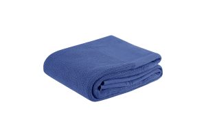 Single Cellular Cotton Blanket (BLUE)
