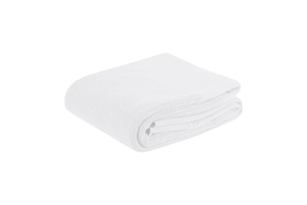 King Cellular Cotton Blankets (White)