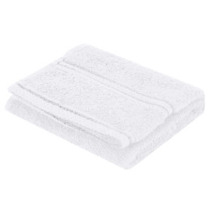 elegant White Colour Hand Towel