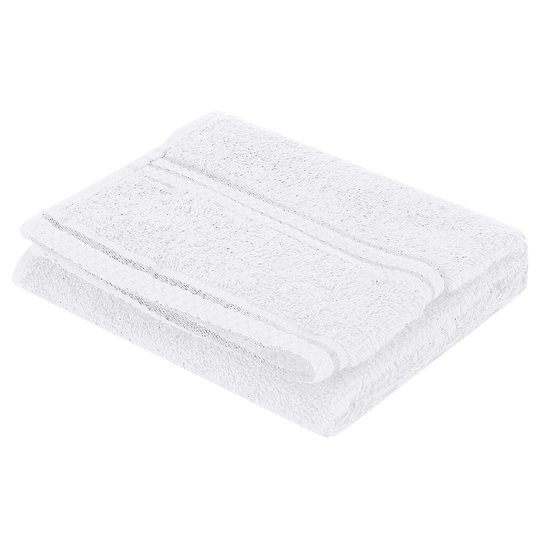 elegant White Colour Hand Towel