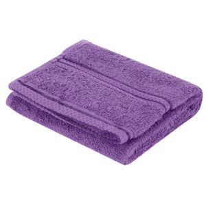 elegant puple hand towel