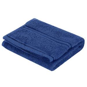 elegant royal blue hand towel