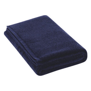 bath towel navy blue