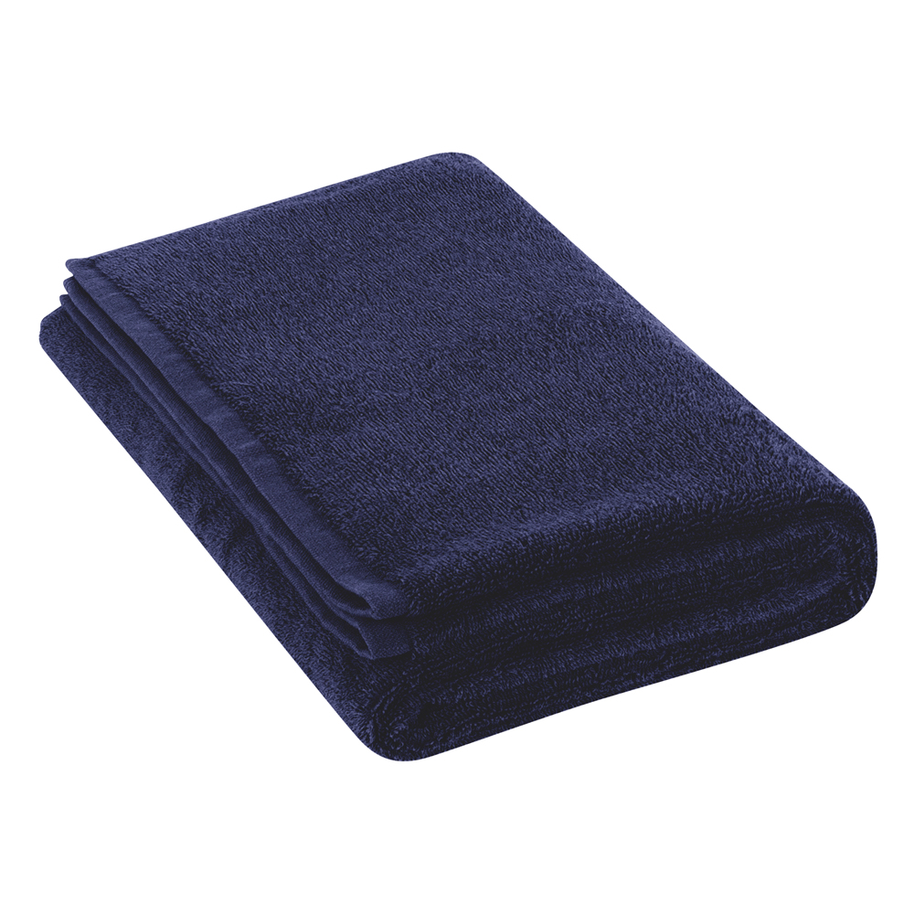 bath towel navy blue