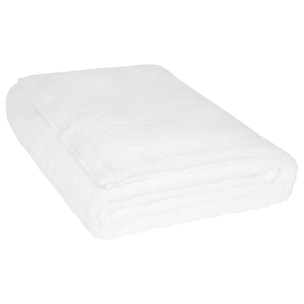 white bath sheet